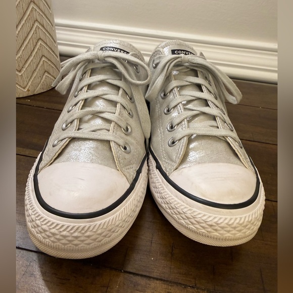 Converse Chuck Taylor All Star Low Top Metallic Shimmer Sneakers size 9 - Picture 6 of 10